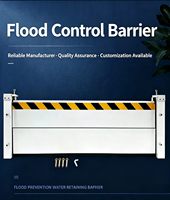Barrière anti-inondation modulaire en aluminium, adaptée aux garages domestiques, aux porches commerciaux et aux barrières anti-inondation résistantes aux tempêtes