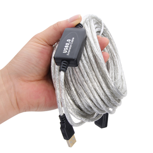 Cable <span class=keywords><strong>de</strong></span> Extensión USB 2.0 Activo con Amplificador <span class=keywords><strong>de</strong></span> Señal, Cable Repetidor Blindado Macho a Hembra <span class=keywords><strong>para</strong></span> Impresora, Cámara Web, Teclado, Ratón, 5M - Product Image 2
