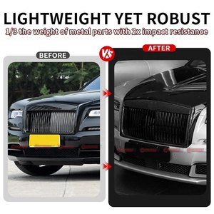 สำหรับ Rolls Royce Wraith ชุดแต่งกรอบกระจังหน้าคาร์บอนไฟเบอร์แบบแห้งสไตล์ OEM อัพเกรด ขายส่ง - Product Image 3
