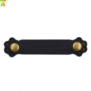 Organisateur de câbles en cuir PU en forme de patte de chat, avec bouton-pression, pour écouteurs, idéal pour un usage quotidien – Vente chaude - Product Image 4