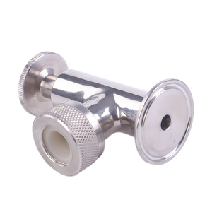 Precio de fabricante Acero inoxidable AISI 304 Inox SS316L Válvula de calibre de nivel de roscado BSP de grado alimenticio higiénico para recipiente y tanque - Product Image 5