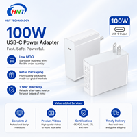 Vente d'usine - Chargeur rapide USB-C PD 3.0 100W GaN - Chargeur mural à un seul port Type-C - CE UKCA RoHS - Ordinateur portable, téléphone, tablette - 100-240V