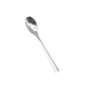 Cuillère ronde en acier inoxydable tendance, cuillères à mélanger le café et le miel, cuillères à dessert et à glace pour enfants - Product Image 5