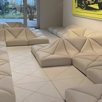 Kreatives Modulares Sofa Modernes Wohnzimmer-Modulsofa Dune-Sofa-Set Design Maßgefertigtes Sofa-Set Samt-Schwamm-Sofa