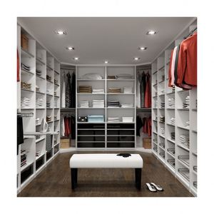 Armoire de dressing sur mesure YALIG, design personnalisé, ouverte, pour chambre à coucher - Product Image 1