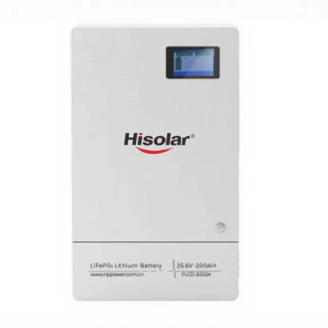 25.6V 200AH Lithium-Ion Battery  Wall-Mounted Type Large Capacity Long Service Life Safe and Stable Solar System