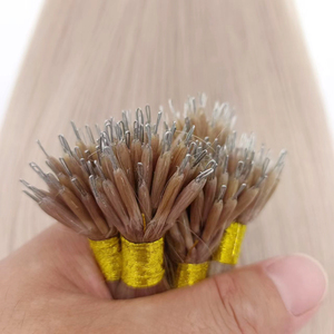 Extensioni di Capelli Vergini Russi Remy Colore Naturale con Punta Nano Ring e Nano Bond, 100% Capelli Umani Morbidi e Setosi, Senza Perdita di Capelli, per Donne - Product Image 5