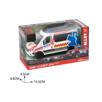 Jacko Toys Venta caliente juguetes para niños 1/32 Diecast Car Pull Back aleación ambulancia modelo juguetes para niño