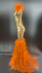 Nuovo arrivo moda profondo scollo a V <span class=keywords><strong>nero</strong></span> con <span class=keywords><strong>piume</strong></span> impreziosito <span class=keywords><strong>abito</strong></span> firmato celebrità festa Sexy Mini <span class=keywords><strong>abito</strong></span> aderente con paillettes - Product Image 2