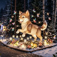 Decoración de Faroles con Animales de Dibujos Animados para Parques de Diversiones, Navidad, Uso Interior/Exterior, Espectáculo de Luces para Parques Temáticos