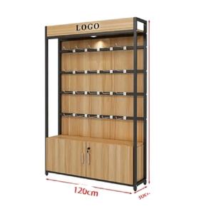 금속 목재 디스플레이 선반 슈퍼마켓 선반 후크 디스플레이 캐비닛 - Product Image 4