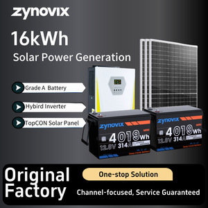 Sistema de Almacenamiento de Energía Solar para el Hogar Zynovix 16kWh Todo en Uno, 110V 220V Híbrido a Red, Salida de 48V, 10-20Kw, Comunicación RS485 - Product Image 3