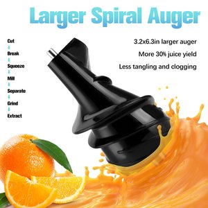 Yüksek kalite toptan 500W 110/200V soğuk basın PC yavaş elektrikli sıkacağı makineleri mastivegetables Blender sebze ve meyve için - Product Image 3