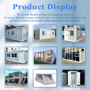 Casas Contenedor Plegables Prefabricadas en China con Panel Sándwich Transpirable, Fáciles de Instalar, Diseño Moderno para Uso en Oficinas - Product Image 3