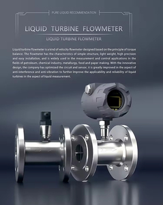 Capteur de débit de turbine industrielle pour la <span class=keywords><strong>mesure</strong></span> du débit des lubrifiants des systèmes hydrauliques et des huiles liquides à faible viscosité - Product Image 5