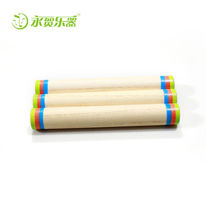 Bán Sỉ Gậy Nhịp Điệu Bằng Gỗ Orff Claves Gỗ Cho Trẻ Em Nhạc Cụ Gõ Tự Nhiên - Product Image 2