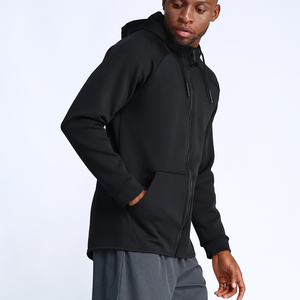 <span class=keywords><strong>Felpe</strong></span> da <span class=keywords><strong>Uomo</strong></span> con e Senza Cappuccio all'Ingrosso Tinta Unita di Alta Qualità con Zip Intera per Allenamento Fitness e Sport <span class=keywords><strong>Abbigliamento</strong></span> con Logo Personalizzato - Product Image 4