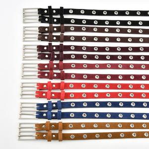 LB113 2026 Nuova Collezione Cintura Classica Sottile in Pelle di Vacchetta per Donne, Elegante Fibbia Dorata, Cintura in Pelle per Ufficio e Abiti Formali - Product Image 4