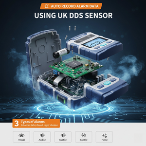 Dispositivo Portátil con Sensor de Oxígeno <span class=keywords><strong>O2</strong></span> para Android, con Rango de Detección de 0-30%, Recargable, Alarma de Seguridad Audible/Visual - Product Image 2