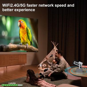 TSD-320 manuel odak 720P Android WiFi6/BT5.2 projektör 200 ANSI 10W Stereo yatak odası eğlence için - Product Image 3