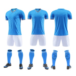Traje de Entrenamiento de Fútbol para Deportes de Verano, Compra en Grupo, Unisex, Manga Corta, Estampado, Poliéster, Cintura Elástica, para Estudiantes - Product Image 5
