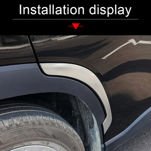 Auto Roestvrijstalen Exterieur Accessoires Voor Toyota 2022 <span class=keywords><strong>Corolla</strong></span> Achterdeur Wiel Beschermer Strips - Product Image 3