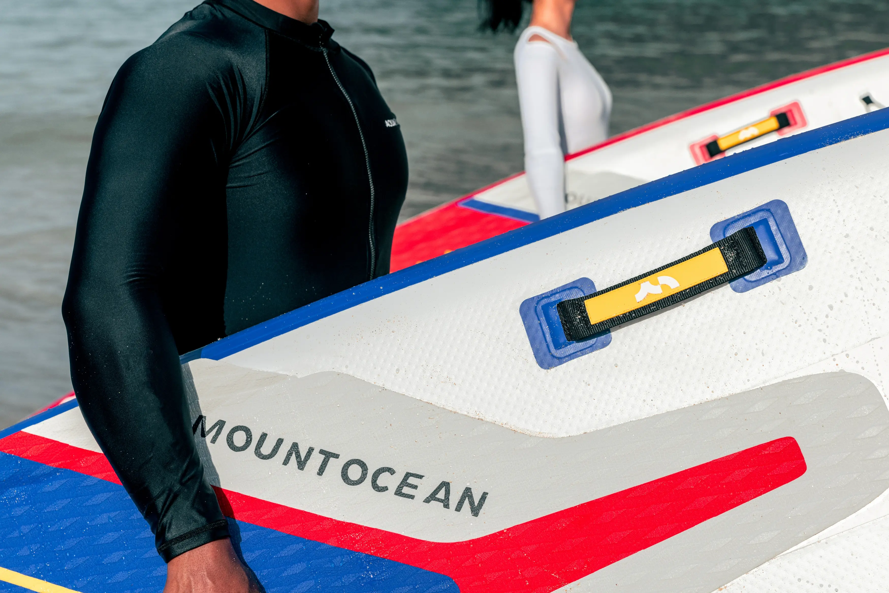 2024 ออกแบบใหม่น้ําหนักเบาStandup Paddleboardพร้อมปรับSUP Kayak Paddleสําหรับผู้เริ่มต้น-ทําจากพลาสติกไฟเบอร์กลาสPVC