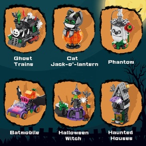 Ensemble de blocs de construction personnalisés jouets créatifs en vrac mini ensembles de blocs de construction <span class=keywords><strong>Train</strong></span> <span class=keywords><strong>fantôme</strong></span> - Product Image 2