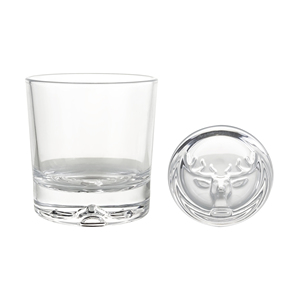 Verre à <span class=keywords><strong>whisky</strong></span> sans plomb 310 ml, design créatif tête <span class=keywords><strong>de</strong></span> <span class=keywords><strong>cerf</strong></span> 3D, thème animal en relief unique, transparent, <span class=keywords><strong>avec</strong></span> logo personnalisé, style européen - Product Image 3
