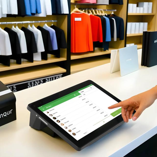 MHT-D2 All in One Point of Sale Cash Register Machine Android Touch Screen Pos Terminal Tablet Pos Systems for Clothing Store