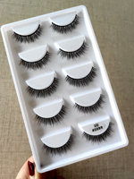 Cils entiers vegan, 5 paires, 10 paires, plateau de faux cils, cils moelleux 3D 5D 8D