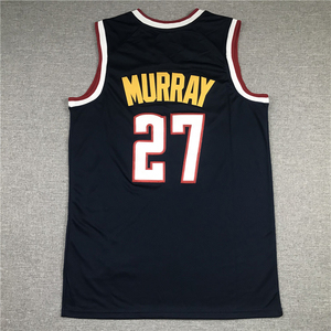 Maglia da basket retrò da uomo 2026 cucita, Nikola Jokic Jamal Murray Aaron Gordon Dikembe Mutombo, taglie S-2XL - Product Image 4