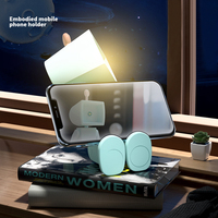 Veilleuse magnétique Art Déco en forme d'animal Mini Robot LED avec batterie en PP Lampe de décoration de bureau pour enfants/adolescents