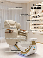 Fauteuil de massage électrique professionnel pour pédicure et spa, idéal pour salon de manucure, chaise de luxe pour pédicure et manucure avec jets, Vietnam