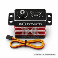 Servomoteur numérique sans balais étanche XQ-BLS8125D 25kg, engrenage en acier inoxydable, aluminium CNC, 8.4V, vente en gros OEM