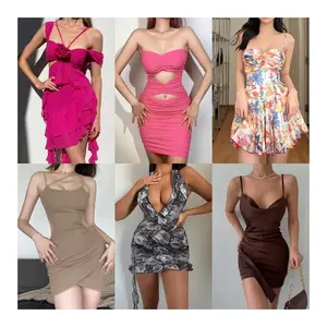 Wholesale price women's fashion dress sexy suspender dress factory direct sales