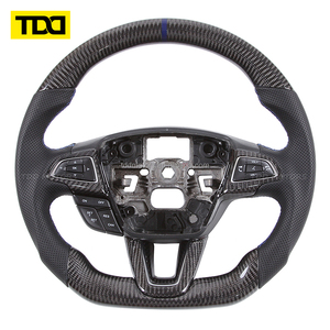 Volante de Fibra de Carbono Real TDD Compatible con Ford Focus MK3 MK2 ST RS 2015 2016 2018 2019 - Product Image 3
