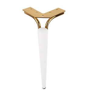 화이트 컬러 인기있는 디자인 가구 테이블 철 다리 장식 소파 다리 - Product Image 3