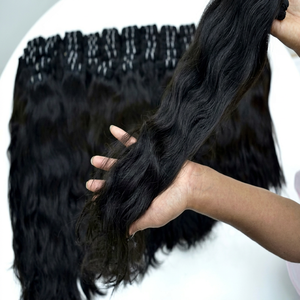 Cabello 100% natural de Temple Brown, ondulado, en tonos marrón claro y oscuro. # 2 Extensiones de Cabello Humano Virgen Sin Procesar, Paquetes de Cabello de Templo - Product Image 1