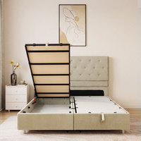Direkt vom Hersteller: Europäisches High-End Multifunktionales Smart Verstellbares Kingsize-Bett mit Stauraum, Modulare Universelle Snap-On-Montage