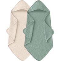 Wholesale Newborn Cotton Gauze Cape for Boys and Girls Bath Towel Swaddle Blanket with Hood, Baby Bath Towel