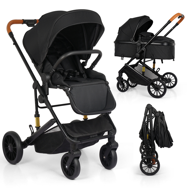 Foldable Baby Stroller Pram Two Way