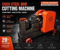 Zuverlässiger Lieferant LC MACHINERY GQ40 Serie 32mm Max. Kapazität Automatische 3-11KW 380V/220V Autobahn-Tunnel-Bewehrungsstahlschneidemaschine