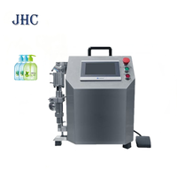 Machine de remplissage semi-automatique pour boissons, miel, produits chimiques, huiles et shampoings, contrôlée par PLC, entraînée par moteur, haute précision, petite et verticale
