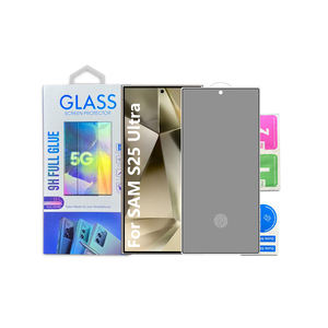 Protection d'écran pour <span class=keywords><strong>Samsung</strong></span> S21 <span class=keywords><strong>S22</strong></span> S23 S24 S25 S26 <span class=keywords><strong>Ultra</strong></span> Plus Confidentialité 2 Verre trempé fin et résistant à l'électricité statique Impression soyeuse - Product Image 1