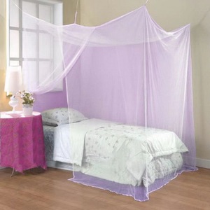 Mosquitera de una puerta de poliéster blanco colgante - Product Image 3