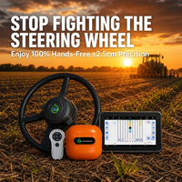 Système de direction automatique GNSS RTK pour tracteurs, guidage GPS pour le semis, la pulvérisation et le travail du sol