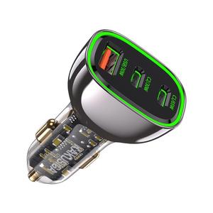 ที่ชาร์จในรถยนต์ KAKUSIGA แบบสามพอร์ต 125W <span class=keywords><strong>ส</strong></span>ำหรับโทรศัพท์มือถือ ชาร์จเร็วพิเศษ อะแดปเตอร์ช่องจุดบุหรี่ในรถยนต์ - Product Image 3