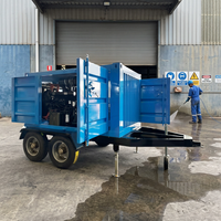 Nettoyeur haute pression à eau diesel 160 MPa 90 lpm, structure sans angle mort pour l'élimination de la rouille des coques de navires