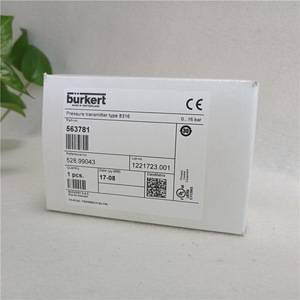 Transmetteur de signal Burkert 8316, capteur, connecteur M12, 4-20 mA, modèle 00563781, acier inoxydable, type de commande pneumatique - Product Image 2